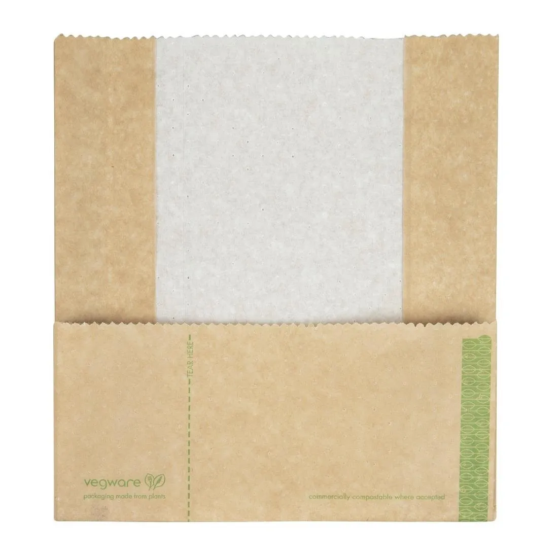 Kompostoituvat Kraft-Paninipussit - 500 kpl sarja