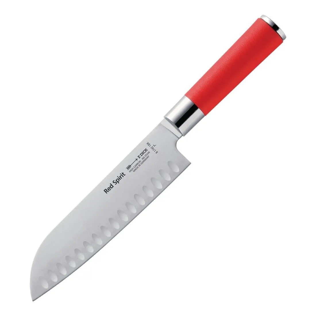 Santoku-kuviollinen veitsi Red Spirit - 180mm