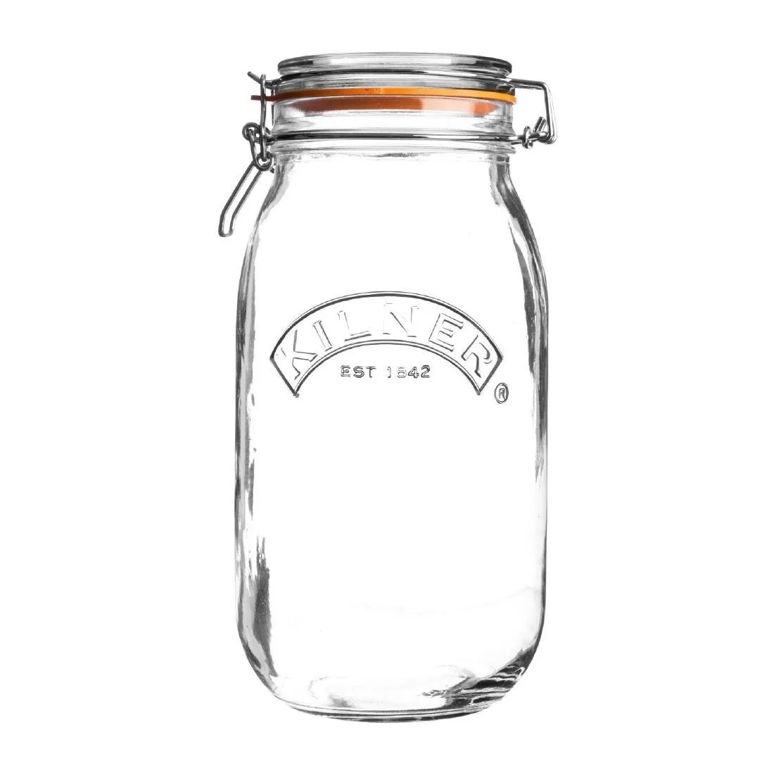 Purkkisäiliö, jossa on klipsi 1500 ml