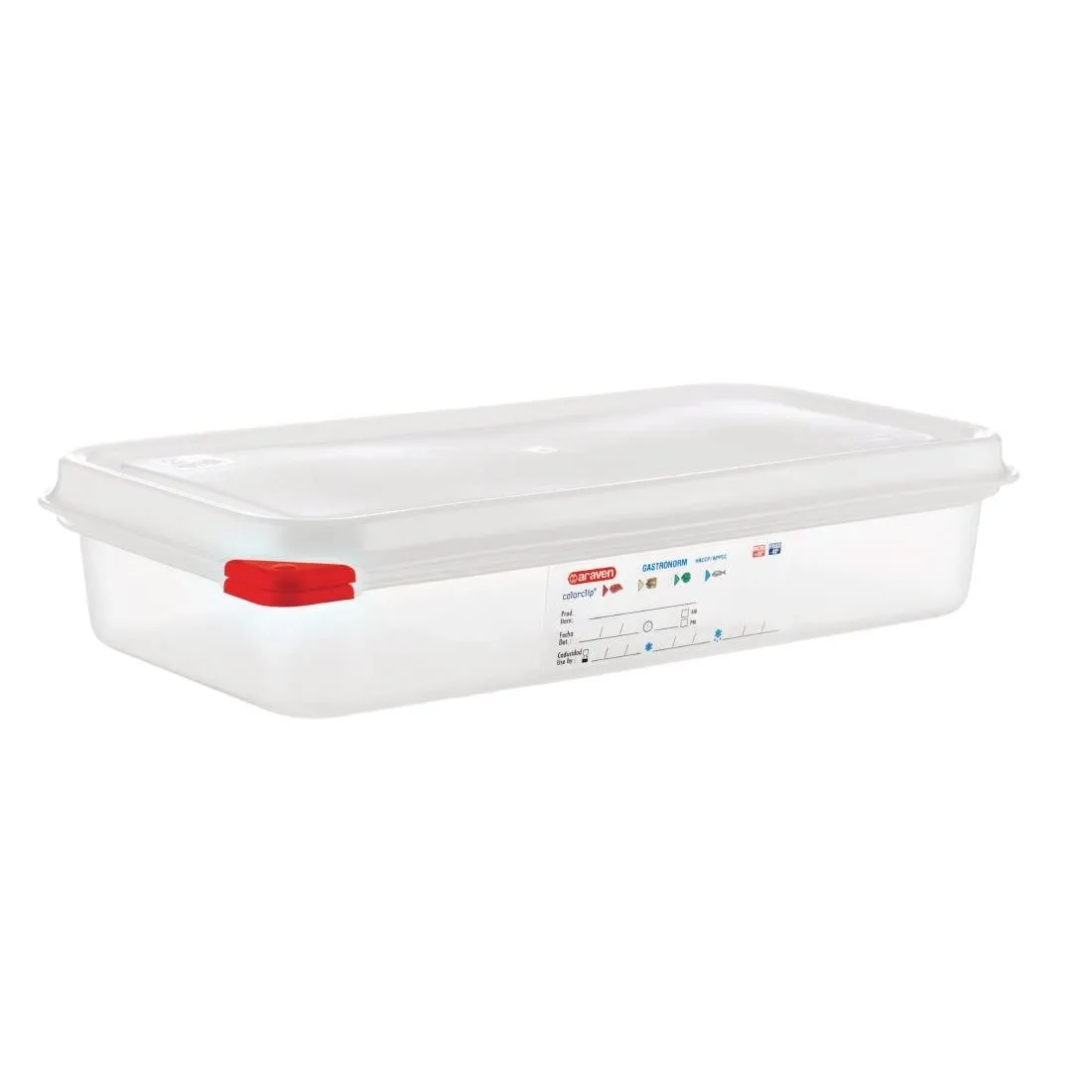 Ruokasäiliö GN1/3 - 2,5L - 4 kpl:n pakkaus