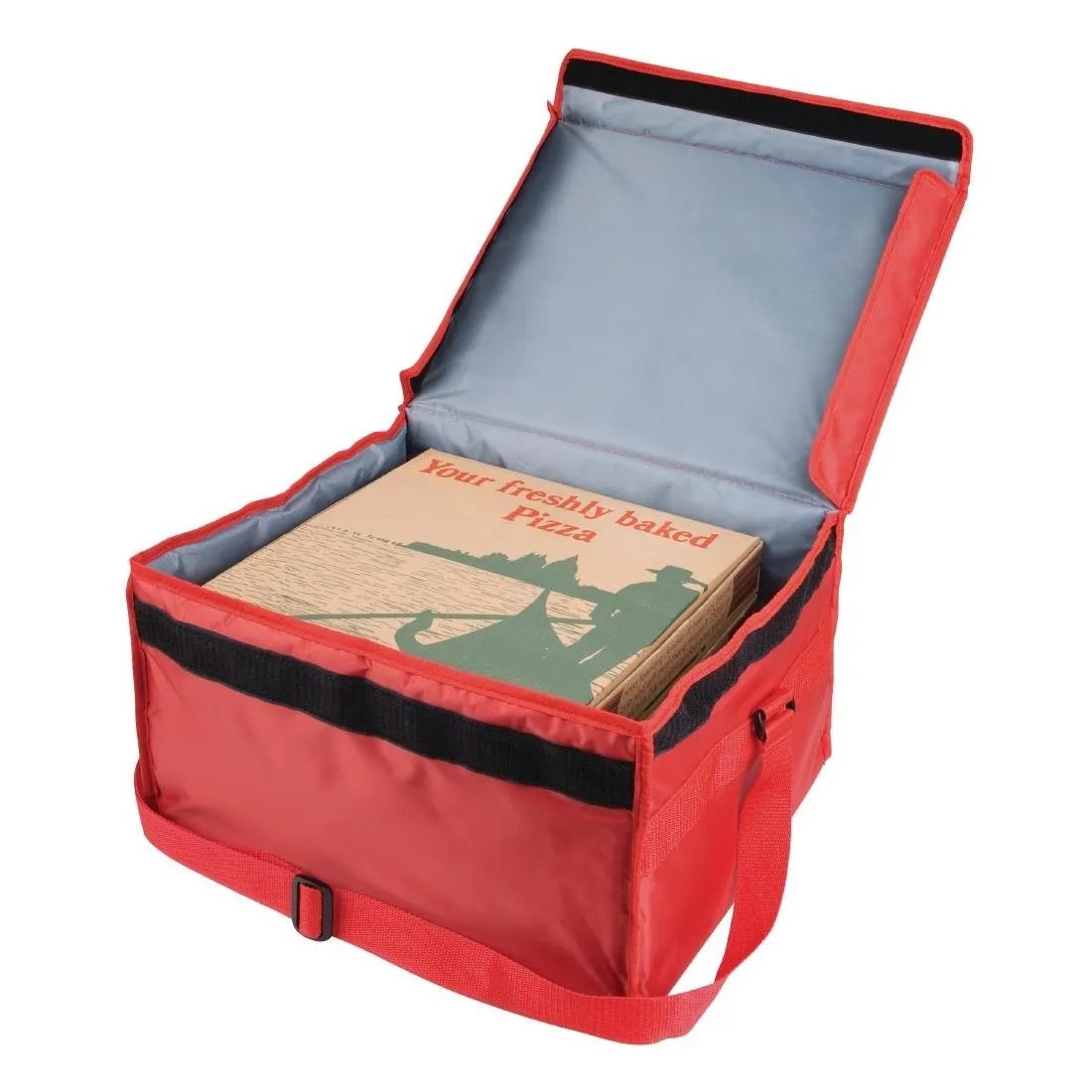 Iso lämpöpizzakuljetusreppu nailonia