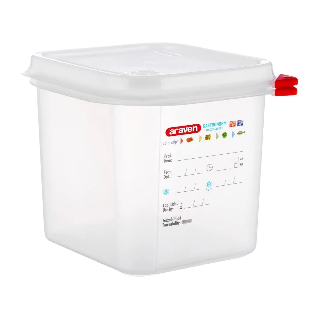Ruokasäiliö GN 1/6 2,6L - 4 kpl:n pakkaus