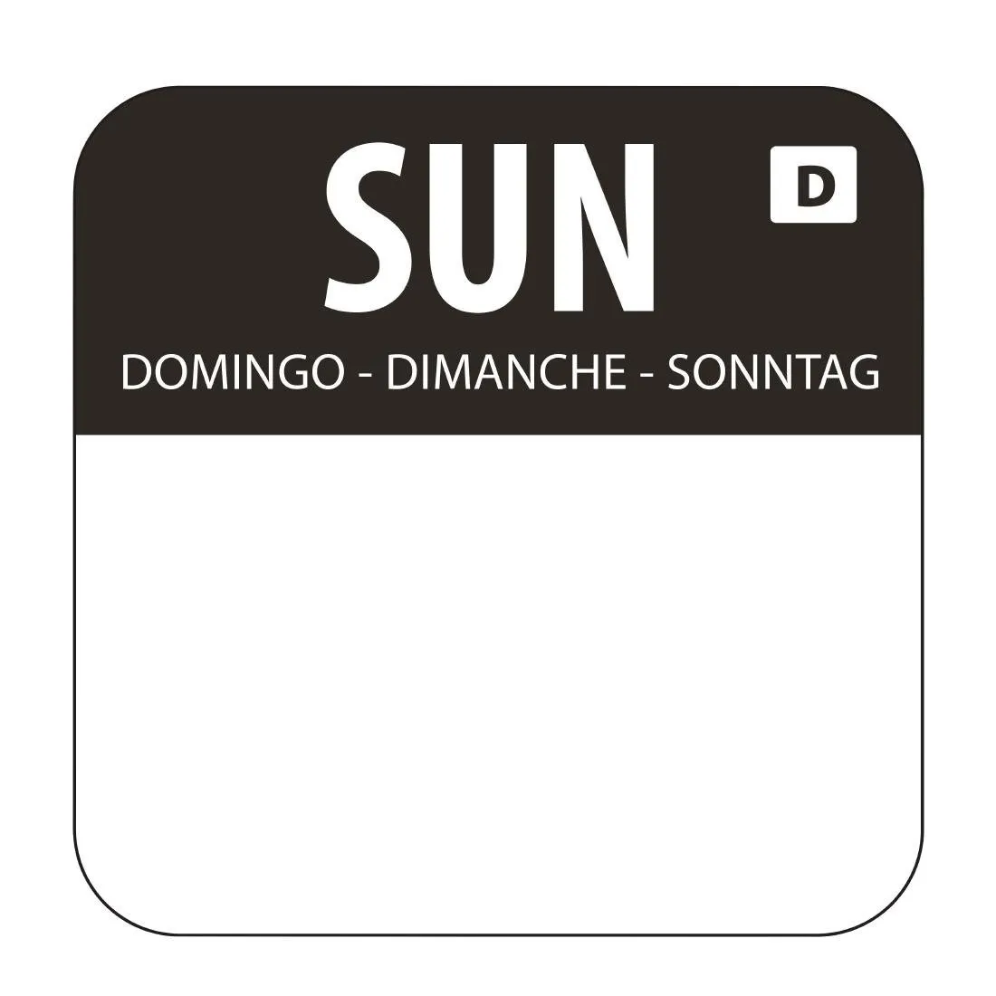 Liukenevat elintarviketarrat "Sunnuntai" - Laatikko 1000