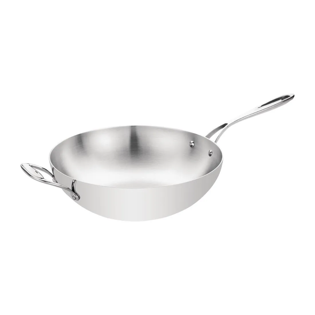 Wok Kolmikerroksinen Pohja Tasainen