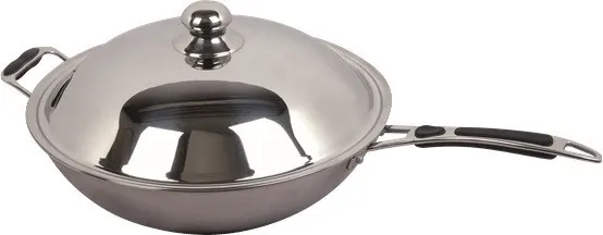 Induktioliedelle sopiva wok-pannu