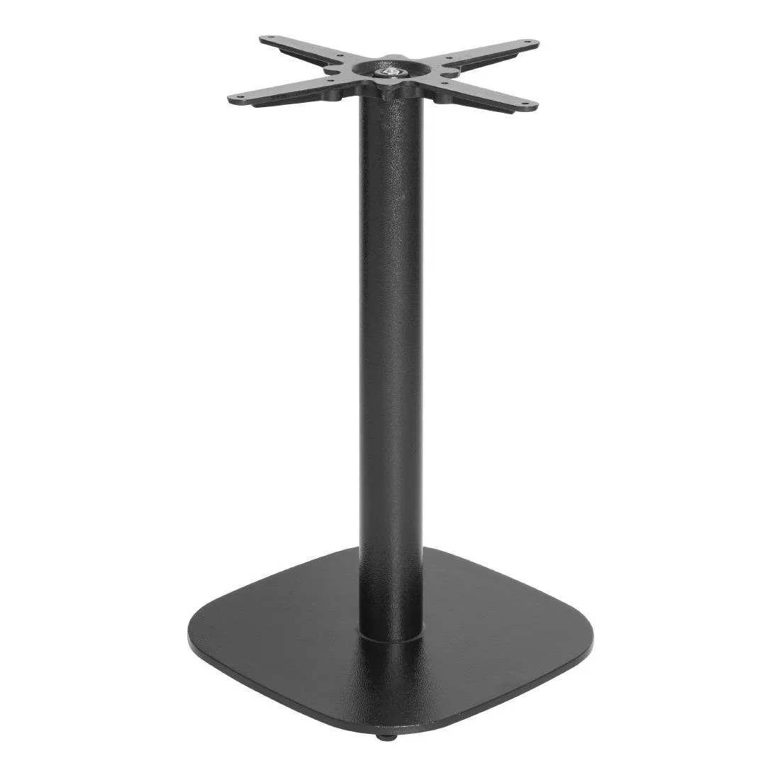 Musta valurautainen pöydänjalka - 720 x 420 mm
