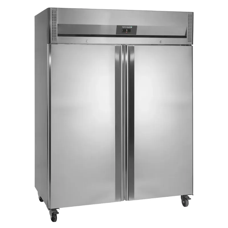 Kylmäkaappi Ruostumaton Teräs GN 2/1 - 2 Ovea - 1300 L