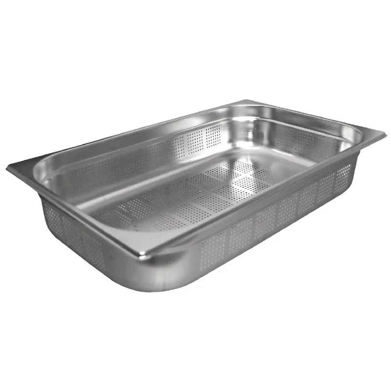 Gastronorm-vuoka GN 1/1 Ruostumaton Teräs Rei'itetty - Syvyys 200 mm - 28 L
