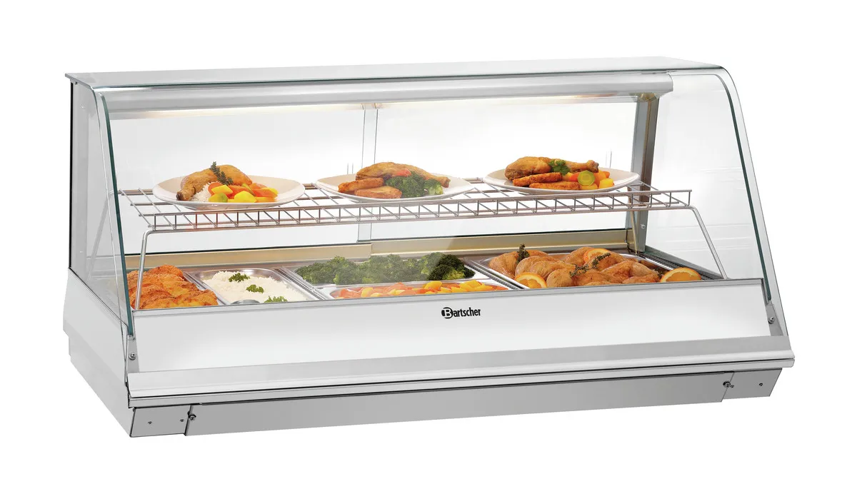 Lämmitetty vitriini - 185 L