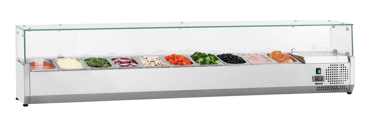 Saladette Jääkaappi Pöydälle - 10 x GN 1/4