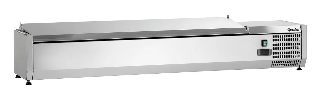 Ruostumaton teräksinen jäähdytetty salaattipöytä - 7 x GN 1/4