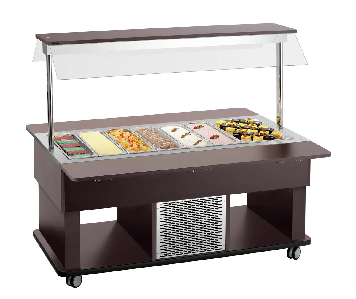 Lasten Lämmin Buffetvaunu - 4 x GN 1/1