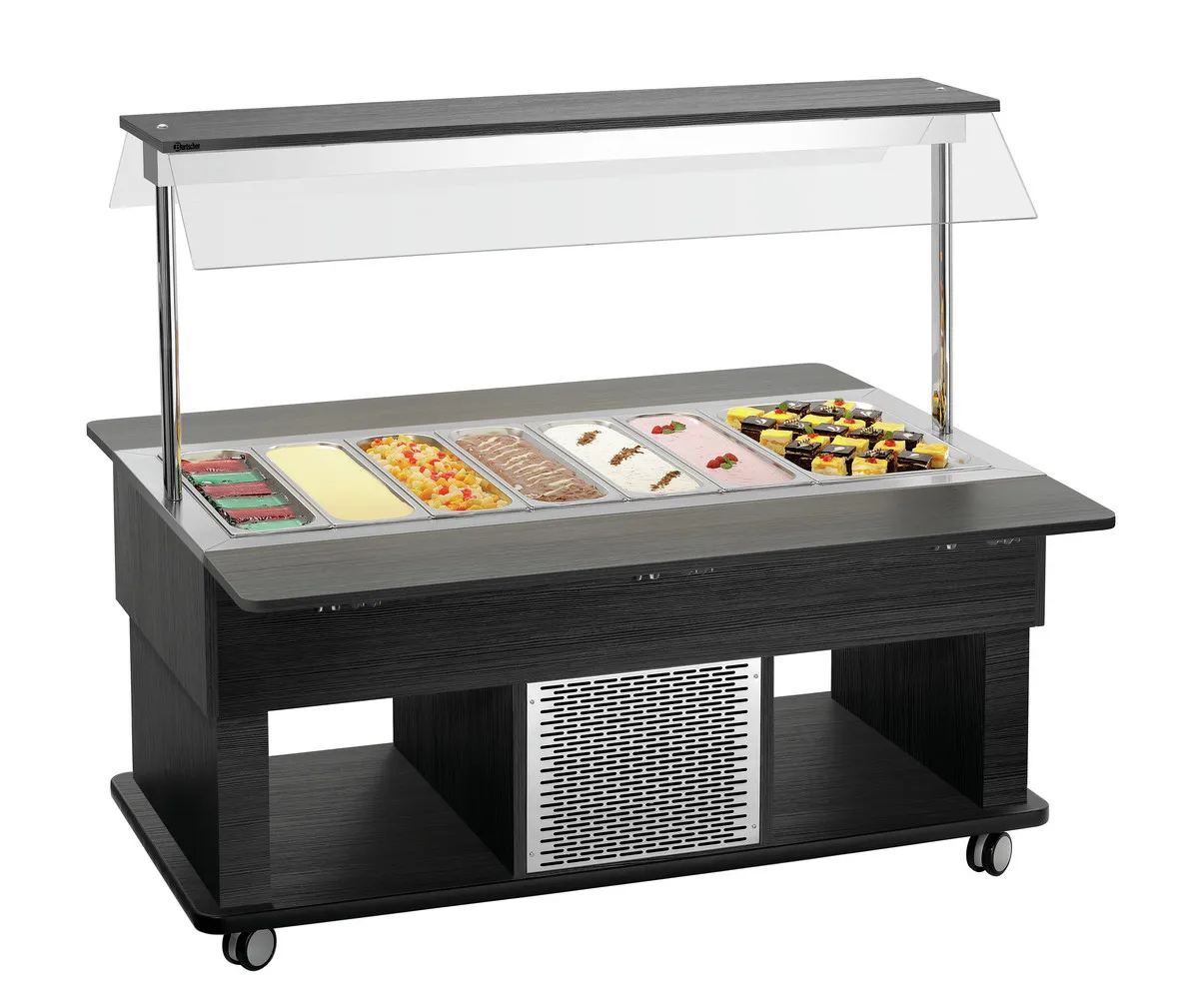 Lasten Lämmin Buffetvaunu - 4 x GN 1/1
