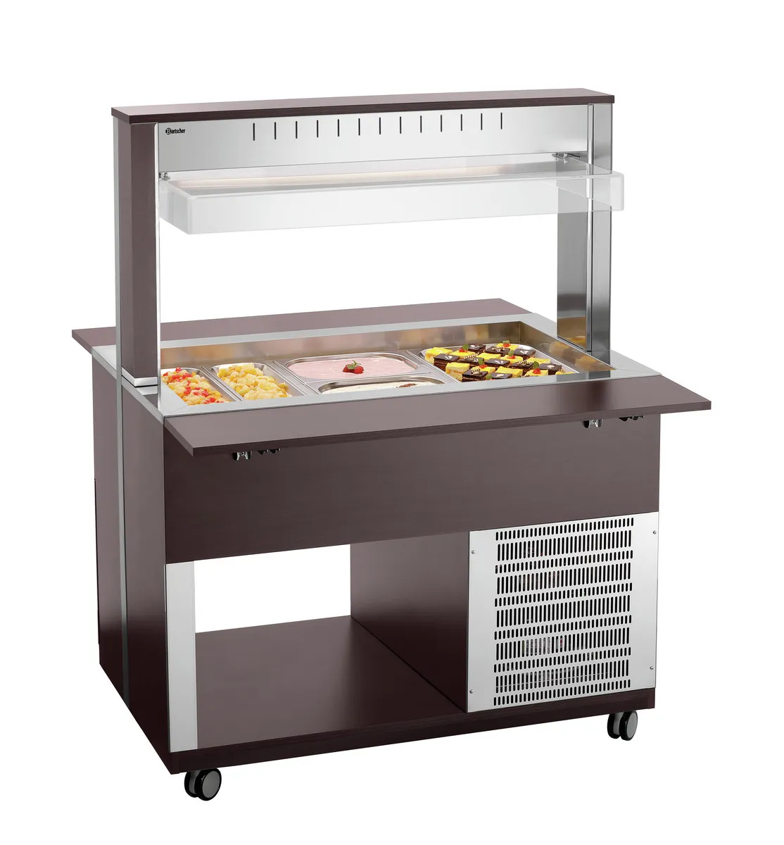 Lämmin Buffetvaunu - 3 x GN 1/1