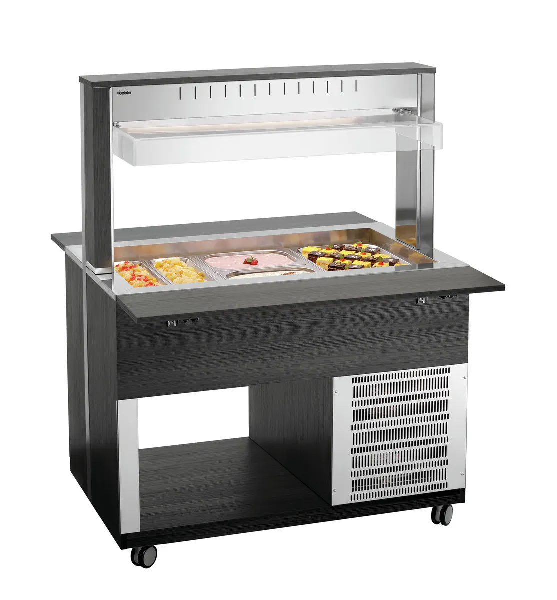 Lämmin Buffetvaunu - 3 x GN 1/1