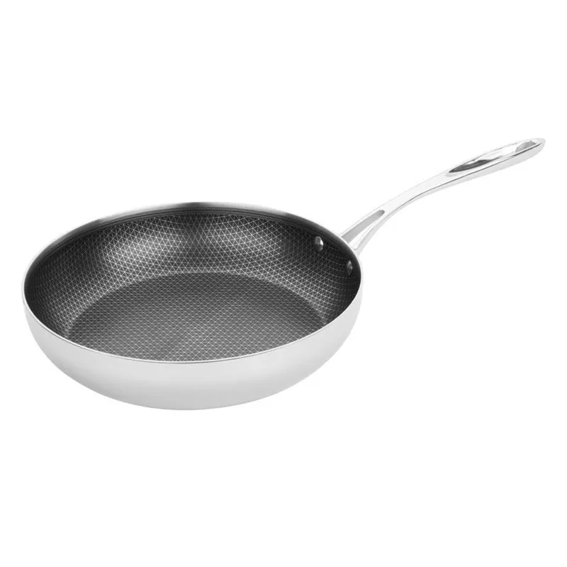 Ruostumaton teräs sauteuse 28 cm