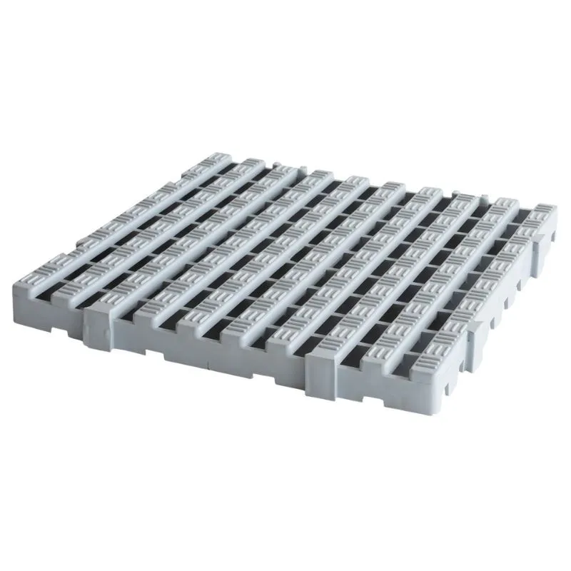 HACCP-ritilä - 50 x 50 cm - Paksuus 50 mm - Harmaa