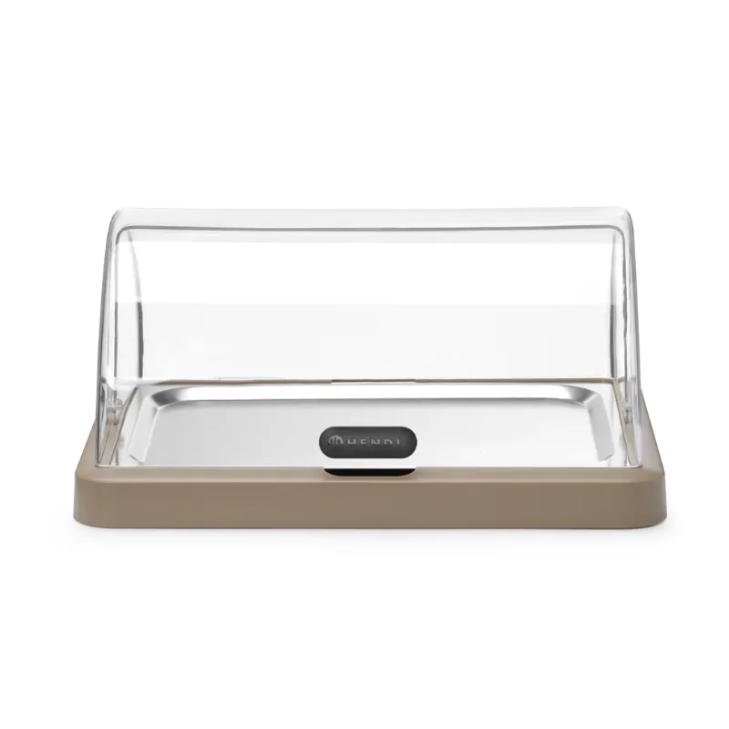 Buffetvitriini Liukukannella UNIQ - Beige