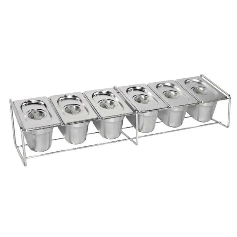 Metallituki GN-astiasarjalle - 680 x 160 mm