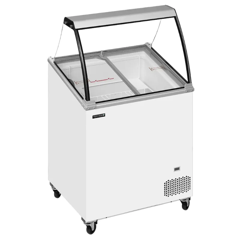 Staattinen jäätelövitriini - 4 x 5 L