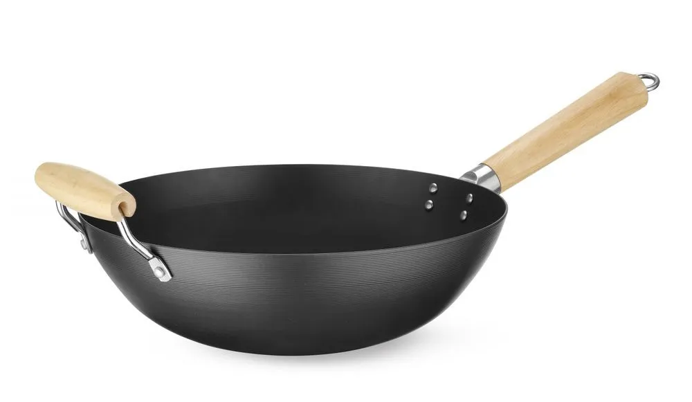 Wok puukahvalla - ø 110 mm