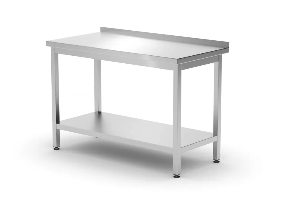 Profi Line -seinäpöytä hyllyllä - L 1200 x S 600 mm