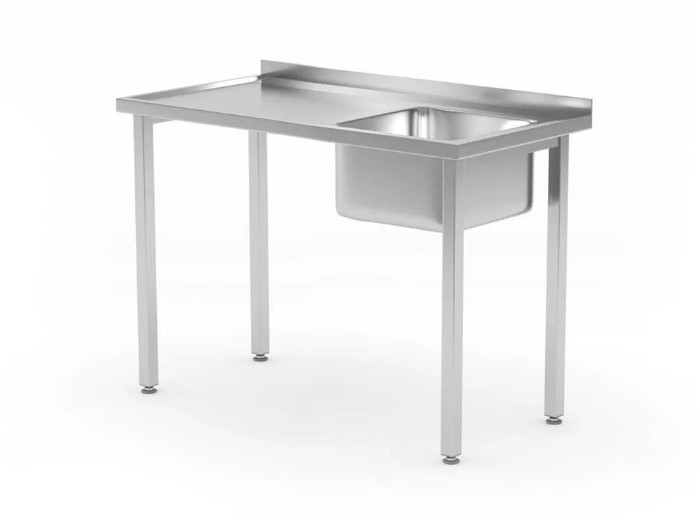 Allaspöytä 1 Altaalla Oikealla Kitchen Line - P 600 x L 1000 mm