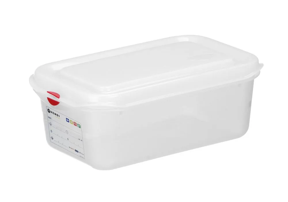 GN-vuoka 1/4 Läpinäkyvästä PP:stä - 2,8 L