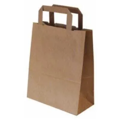 Kraft-kangaskassi - 26 x 14 x 33 - 250 kappaleen erä