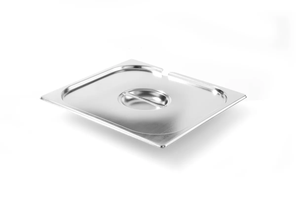 Kannellinen Gastronorm-astia Kitchen Lineilla, jossa on kauhan aukko - GN 1/6