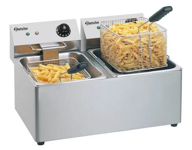 Ammattirasvakeitin SNACK IV - 2x8 L