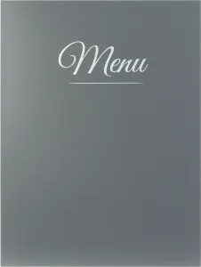 Protège-Menu Classique - Gris