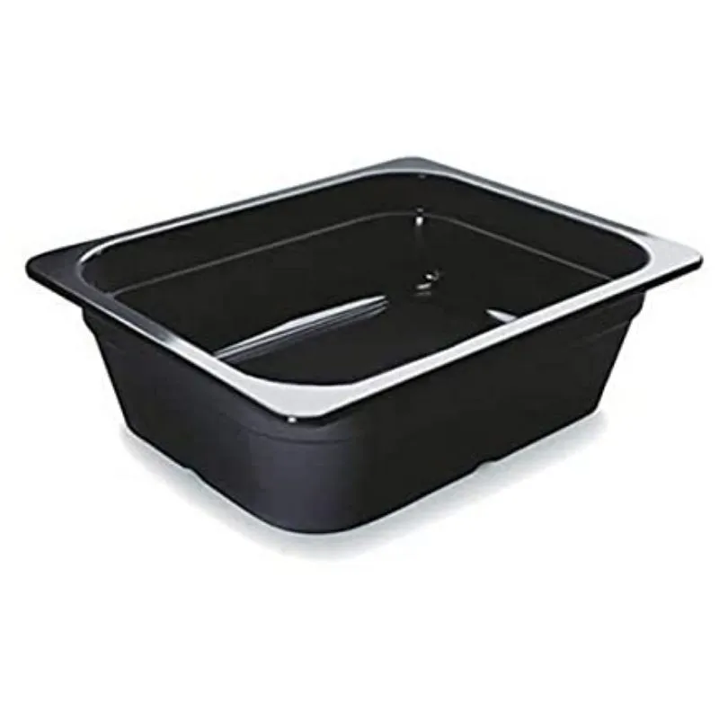 Bac Gastro GN 1/2 Musta Melamiini - Syvyys 65 mm - 4,5 L