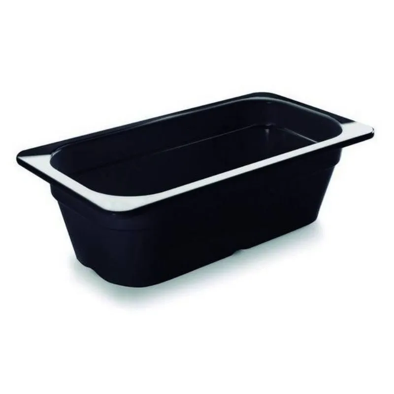 Gastronorm-vuoka GN 1/3 Musta Melamiini - Syvyys 65 mm - 2,5 L