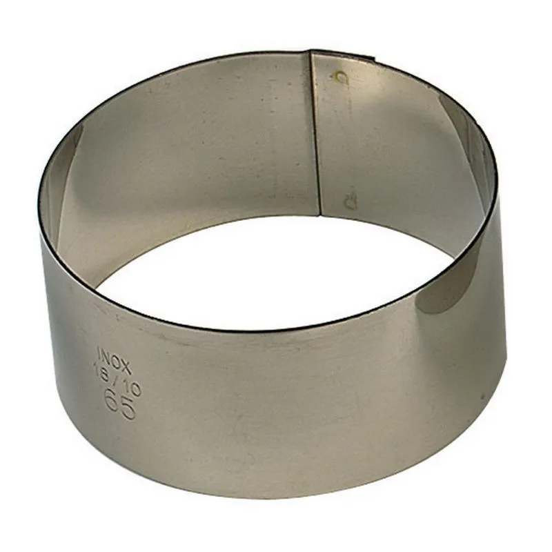 Pyöreä ruostumattomasta teräksestä valmistettu nonnetti - Ø 40 mm
