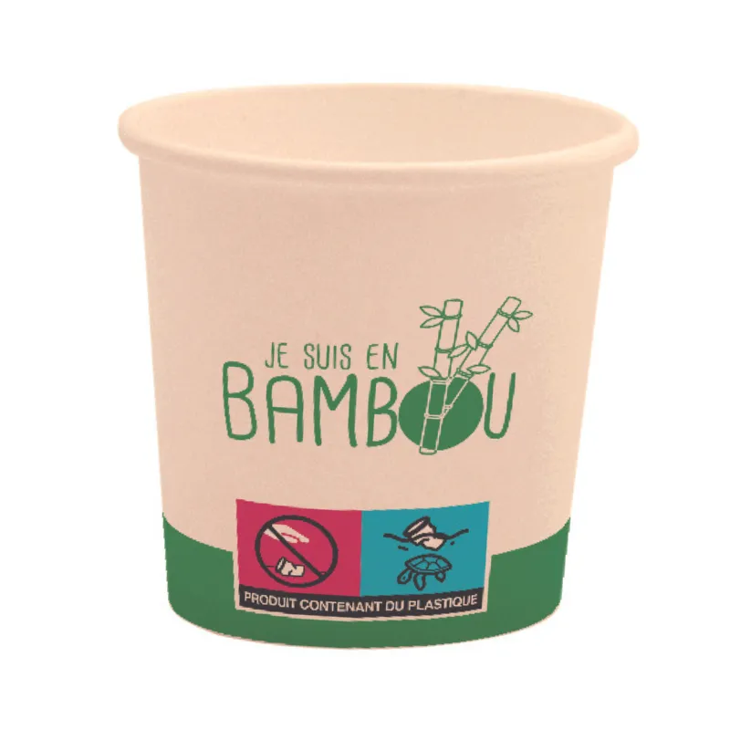 Bio "Olen bambua" - 30 cl - 50 kpl:n erä