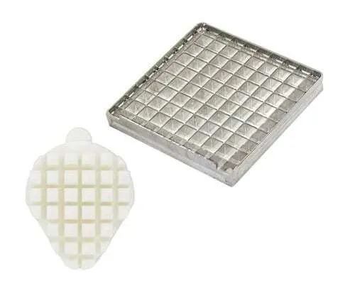 Veitsi ja työntölaite ranskalaisperunoiden leikkaamiseen - 20 x 20 mm