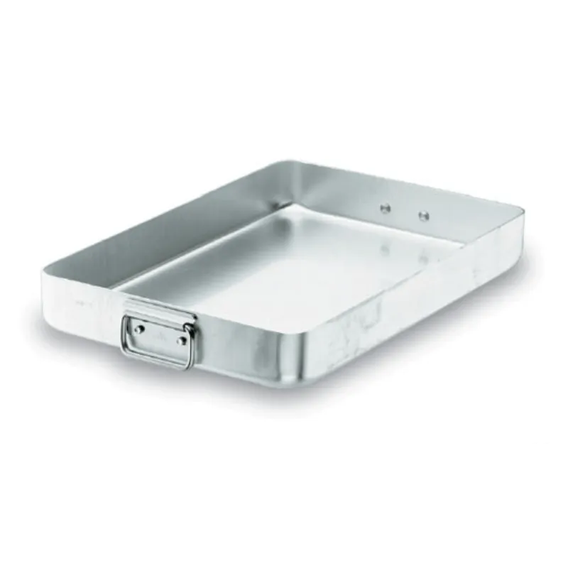 Ammattimainen paahtokulho roikkuvalla kahvalla - Chef-Aluminio - 45 x 32 cm