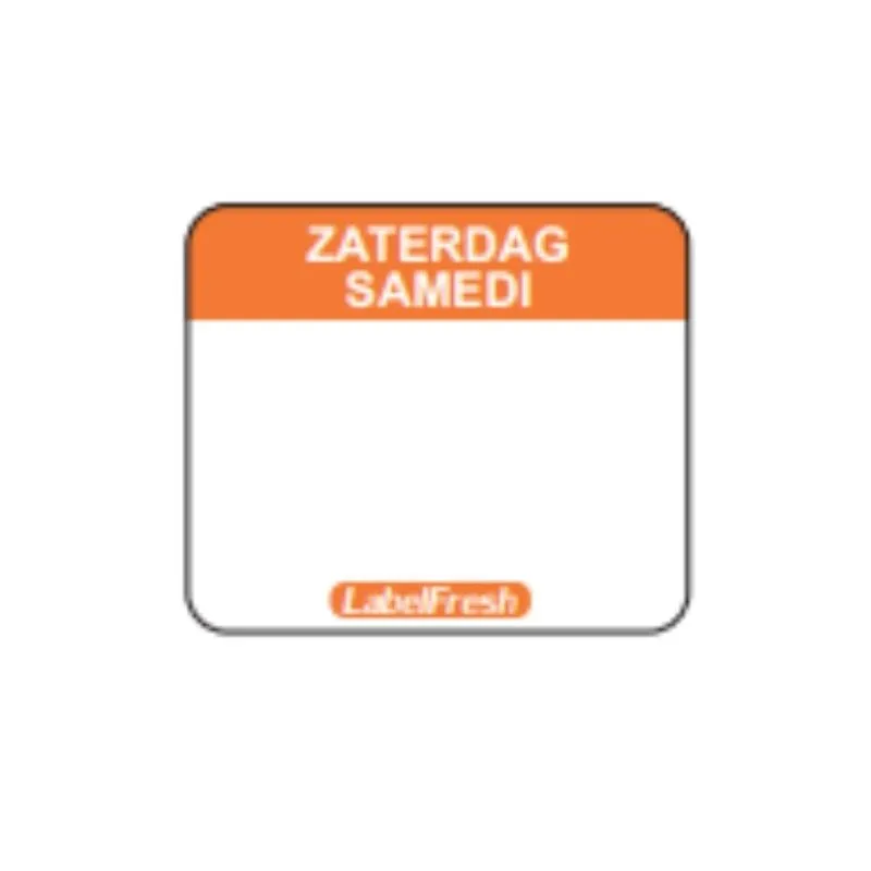 Jäljitettävyystarra LabelFresh Easy - Lauantai - 30 x 25 mm - 1000 kpl:n erä