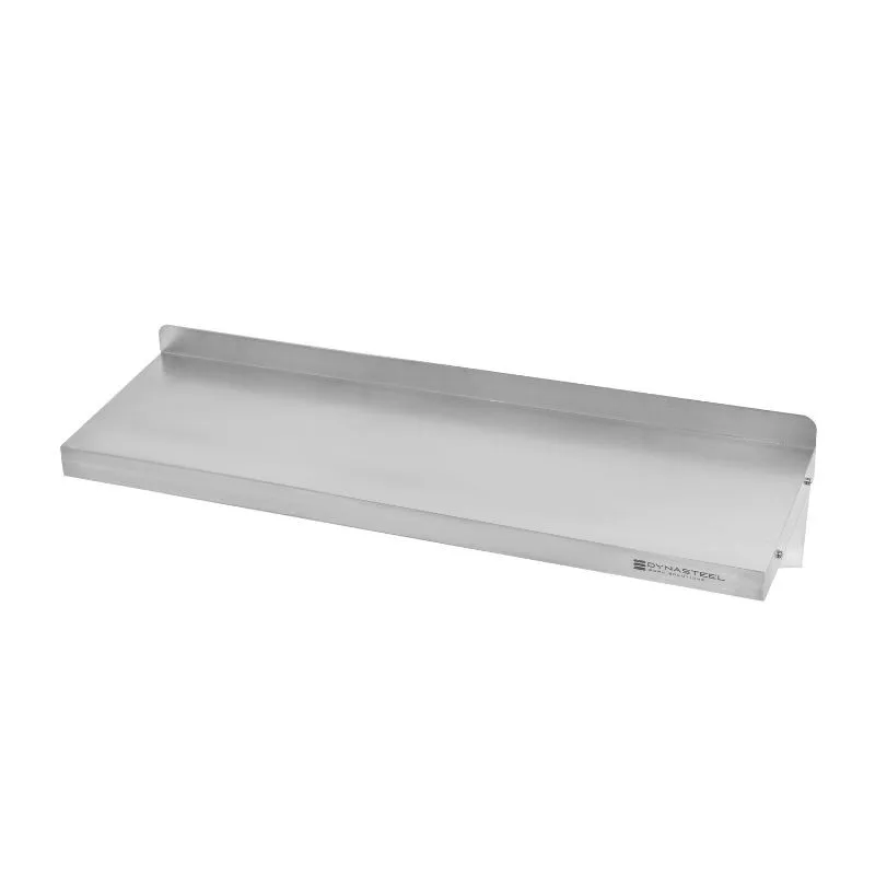 Ruostumattomasta teräksestä valmistettu seinähylly - L 1000 x S 300 mm
