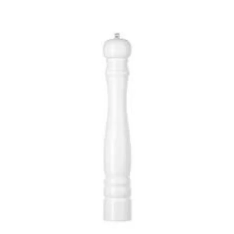 Valkoinen puinen suolamylly - K 415 mm