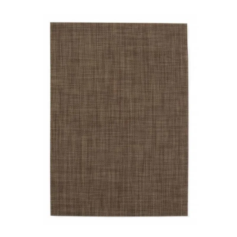 Ruskea PVC-pöytätabletti L 450 mm x S 300 mm – 6 kpl setti