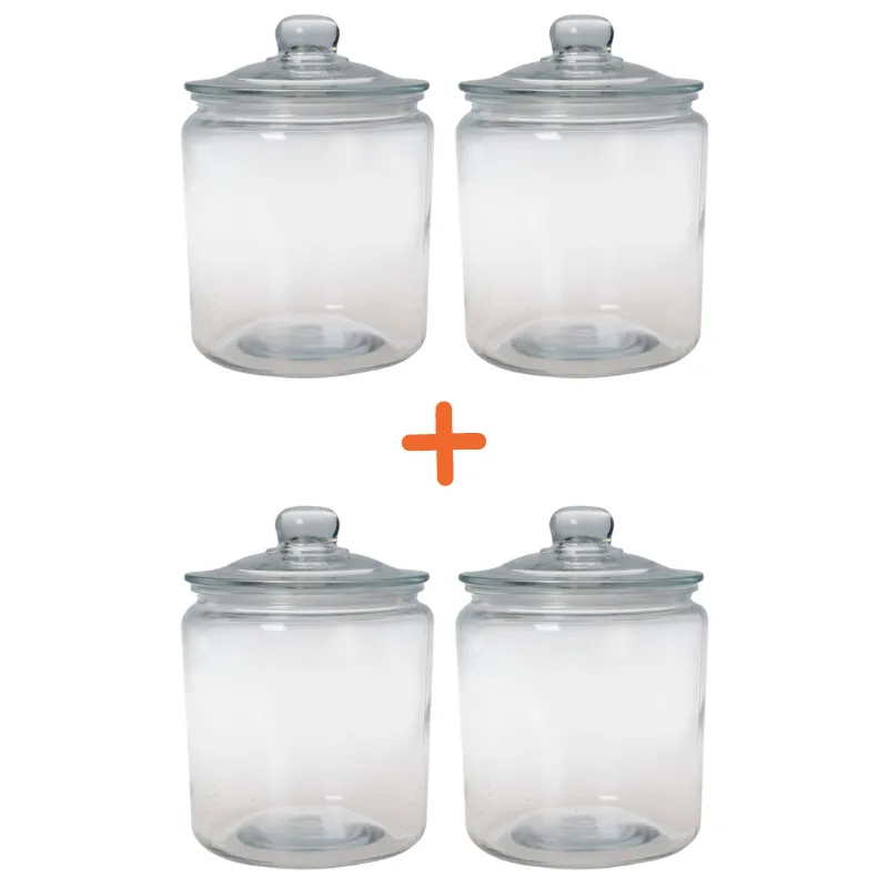 Keksipurkki - 6,3 L - 4 kpl