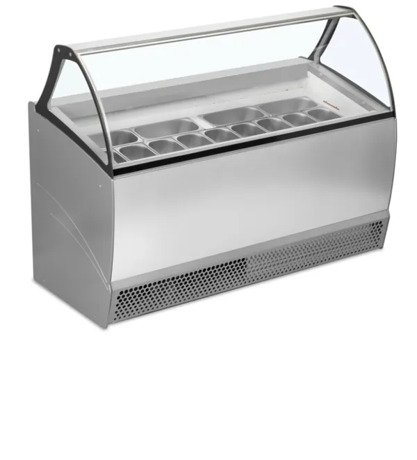 Jäähdytetty jäätelövitriini - 13 x 5 L