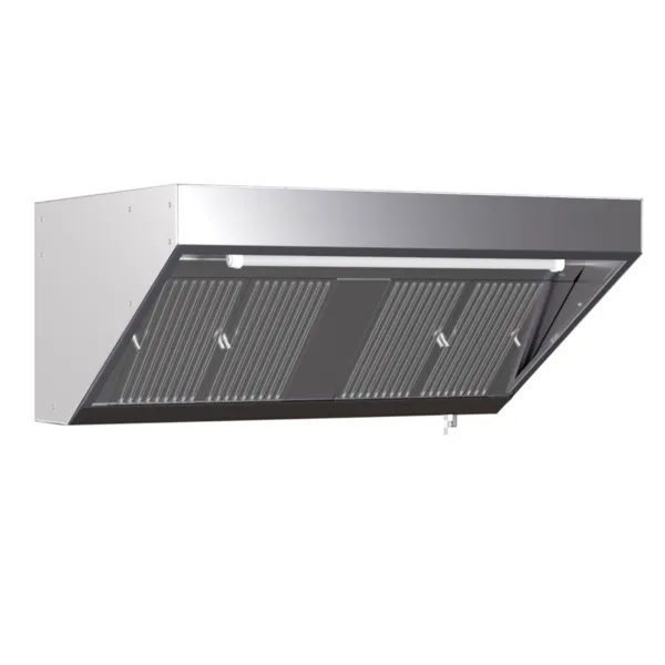 Kuumasäilytyskaappi 900 syvyydellä, jossa on LED-valot ja ilman moottoria - Pituus 1200