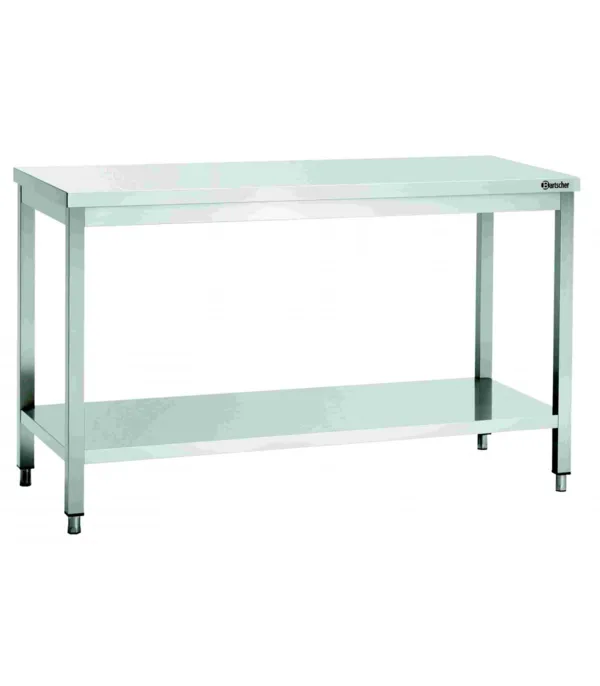 Ruostumaton teräspöytä - L 1000 x S 700 mm