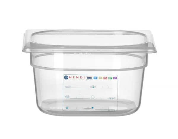 Säilytyslaatikko Gastronorm GN 1/6 - 1,6 L - K 100 mm