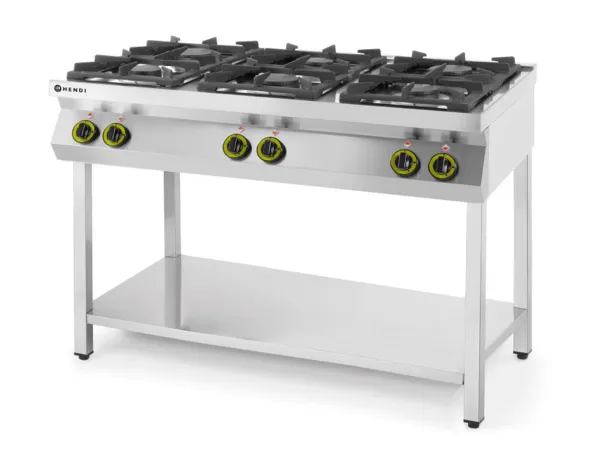 Kitchen Line kaasuliesi - 6 poltinta