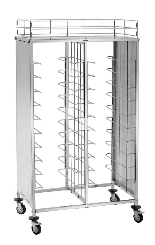 Tarjoiluvaunu ruostumattomasta teräksestä - 80 kg