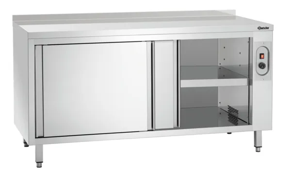 Lämmitetty kaappi selkänojalla - L 1600 x S 700 mm